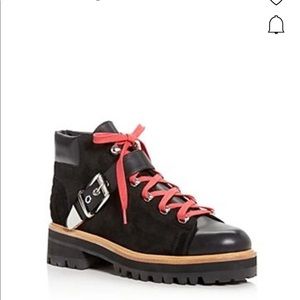 Women's Indre Round-Toe Lace Up Low-Heel Booties